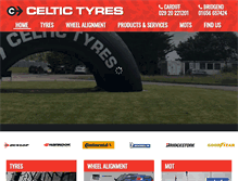 Tablet Screenshot of celtictyres.co.uk